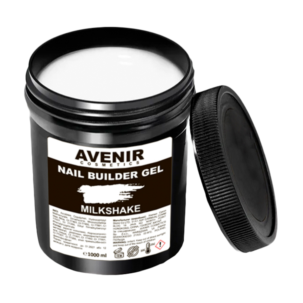 

Гель для нарощування нігтів Avenir Cosmetics Builder Gel Pro 01 Milkshake, 1 л