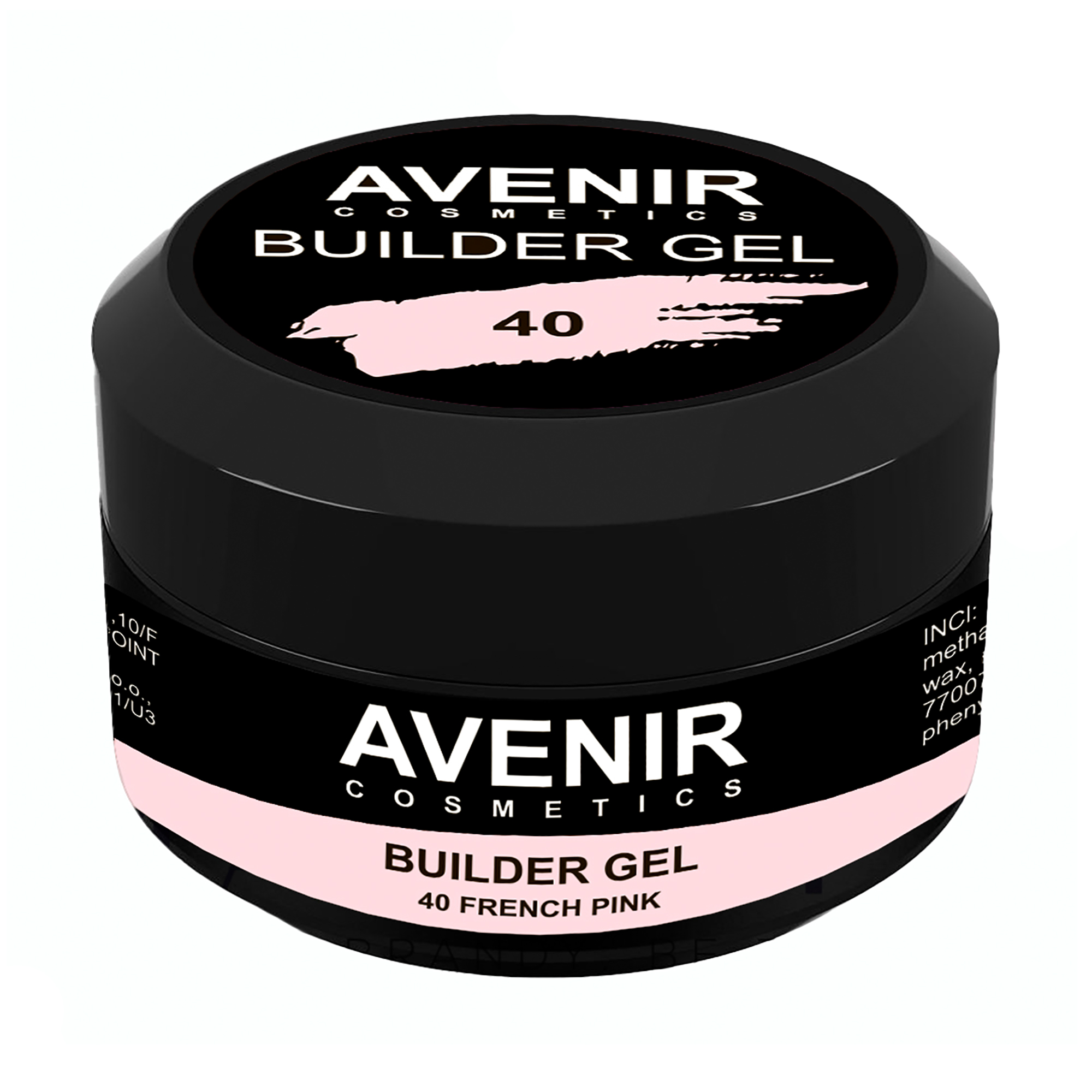 

Гель для нарощування нігтів Avenir Cosmetics Builder Gel Pro 40 French Pink, 15 мл