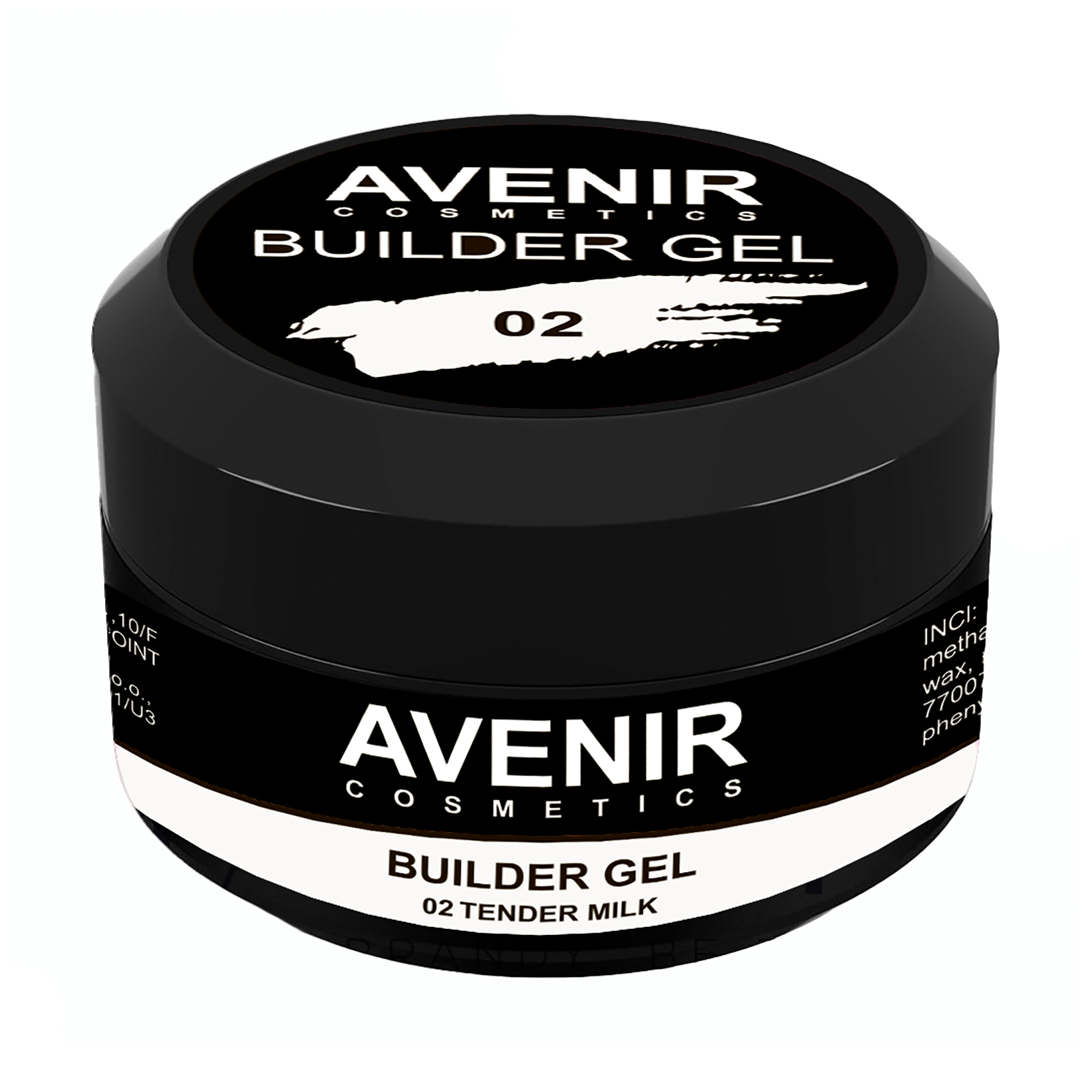 

Гель для нарощування нігтів Avenir Cosmetics Builder Gel Pro 02 Tender Milk, 30 мл