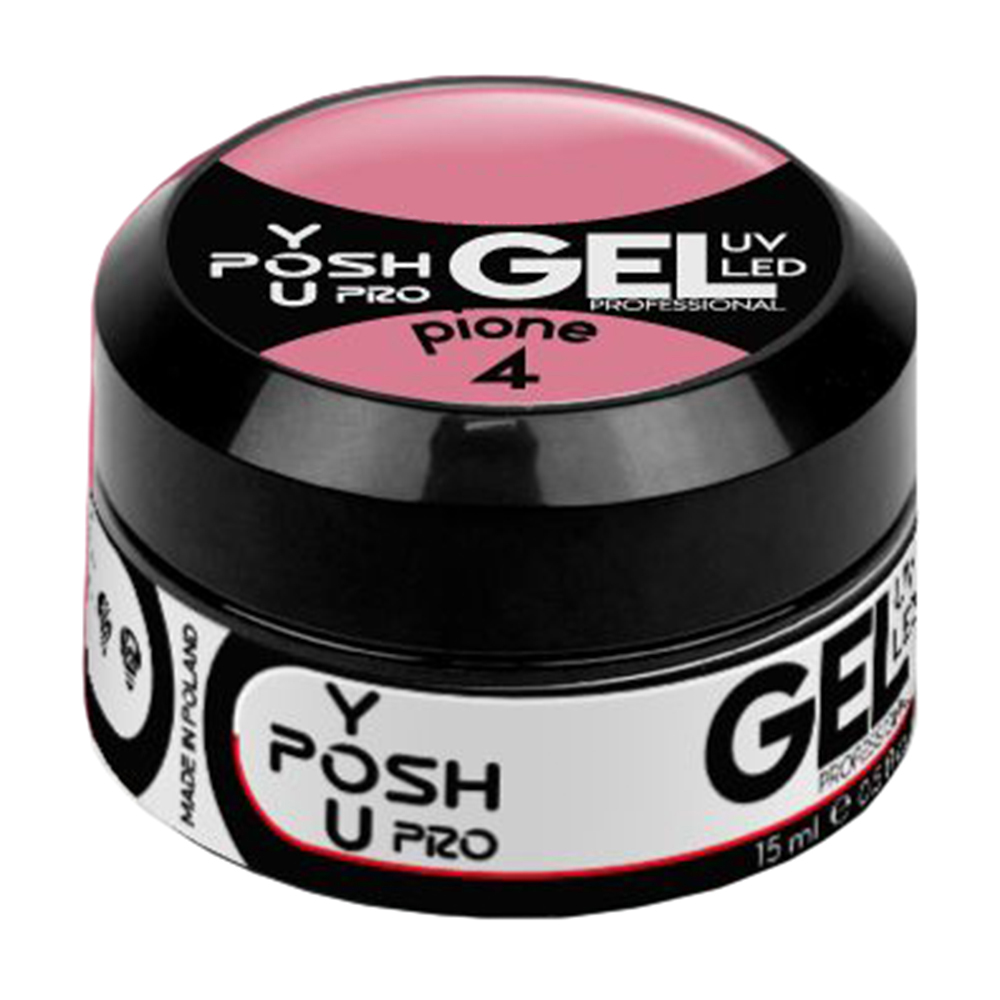 

Однофазний гель для нарощування нігтів You Posh Builder Gel 04 Півонія, 30 мл