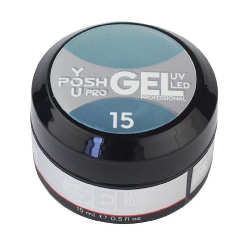 

Однофазний гель для нарощування нігтів You Posh Builder Gel 15 Блакитний, 50 мл