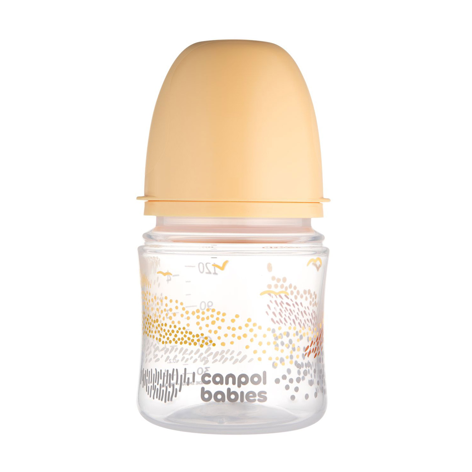 

Уцінка! Пляшка Canpol Babies EasyStart Mountains з широким отвором, антиколікова, бежева, 120 мл (35/242_bei)