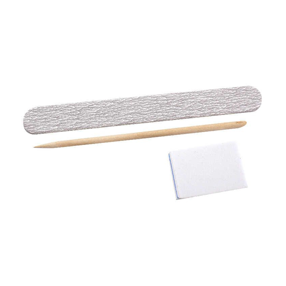 

Одноразовий набір для манікюру You Posh Nail Filr Set (пилка, 1 шт + баф, 1шт + апельсинова паличка, 1 шт)