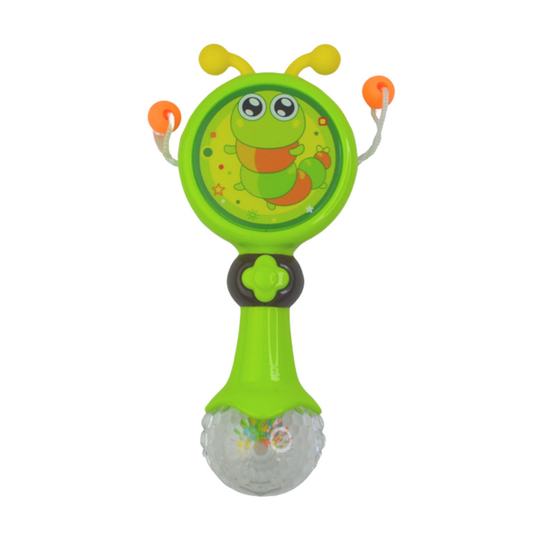 

Музична іграшка-брязкальце Lindo зелена, від 1 року, 15*7*4 см (HE0514)