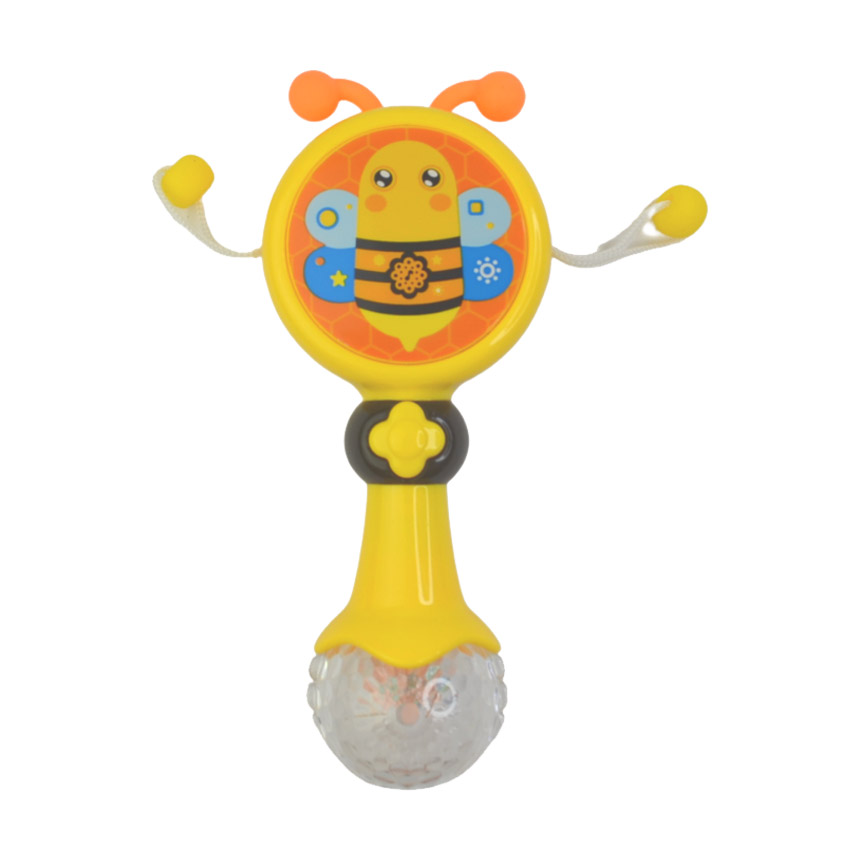 

Музична іграшка-брязкальце Lindo жовта, від 1 року, 15*7*4 см (HE0516)