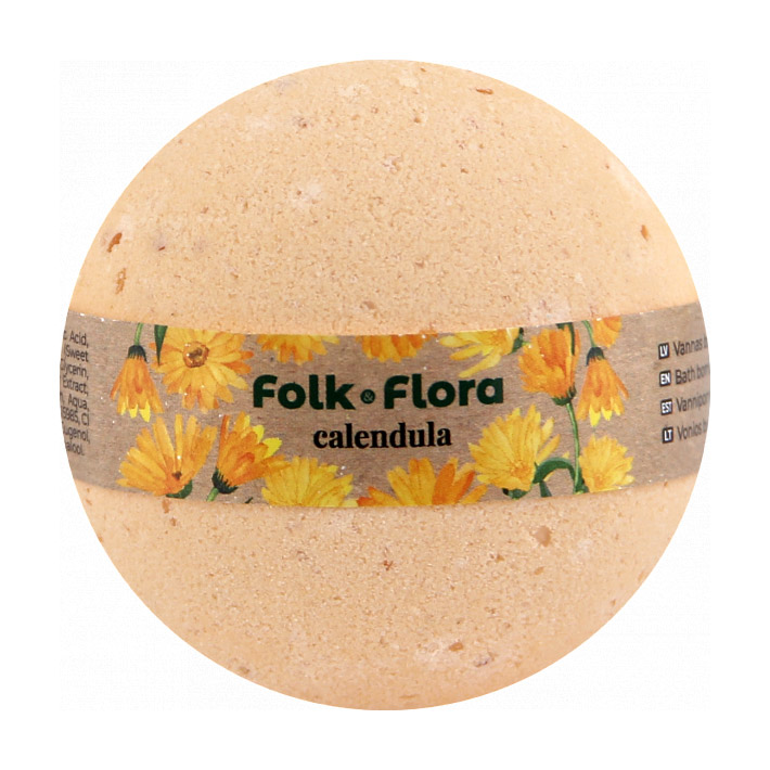 

Уцінка! Бомбочка для ванни Folk & Flora Календула, 130 г