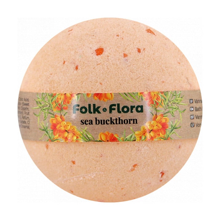 

Уцінка! Бомбочка для ванни Folk & Flora Обліпиха, 130 г