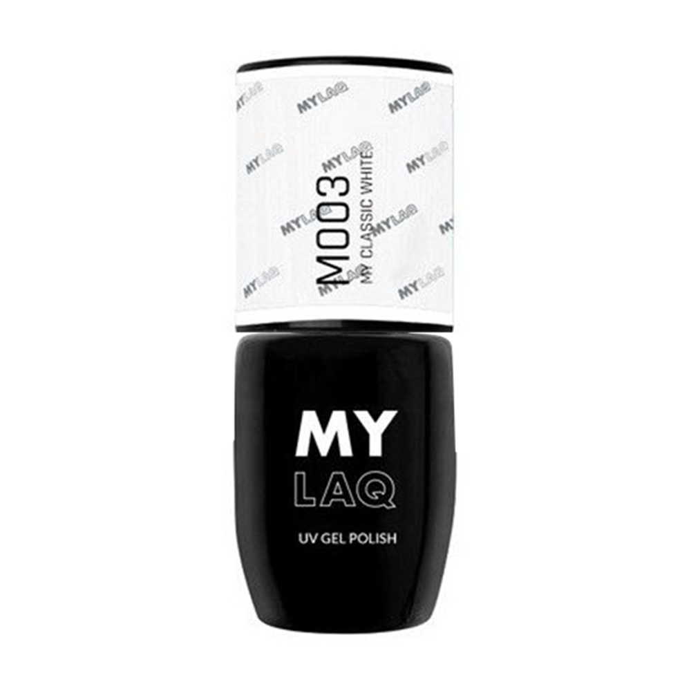 

Гібридний лак для нігтів MylaQ UV Gel Polish My Classic White, 5 мл