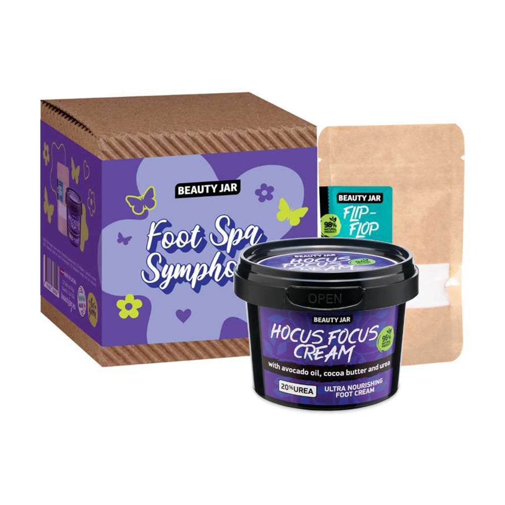 

Уцінка! Набір для догляду за ногами Beauty Jar Foot Spa Symhony (ванночка, 60 г + крем, 100 г)