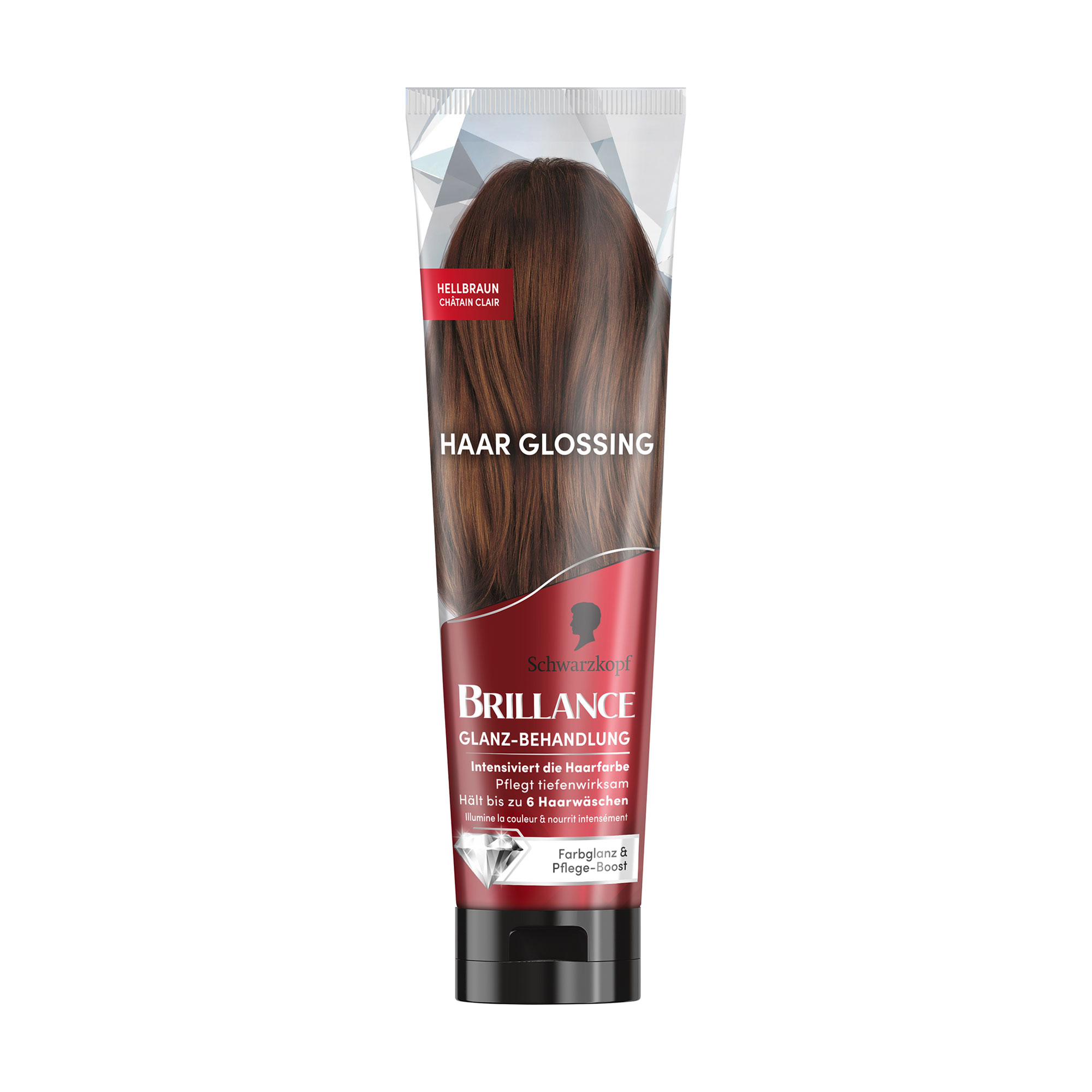 

Тонувальний бальзам Brillance Hair Gloss Елегантний каштан, 150 мл