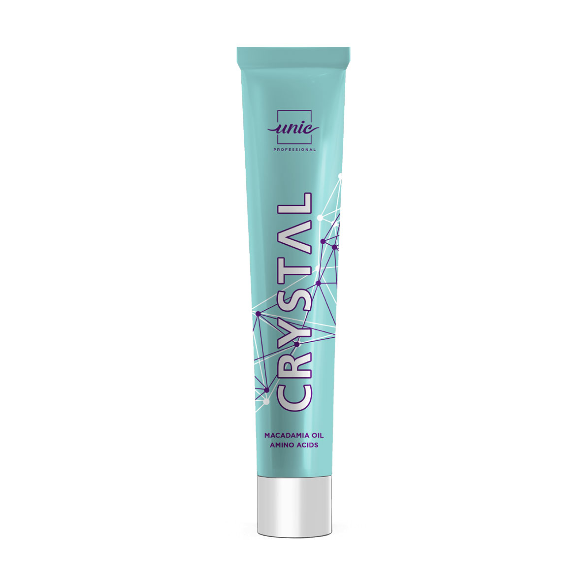 Крем-фарба для волосся Unic Professional Crystal Permanent Hair Color 6/00 Темно-русявий інтенсивний, 100 мл