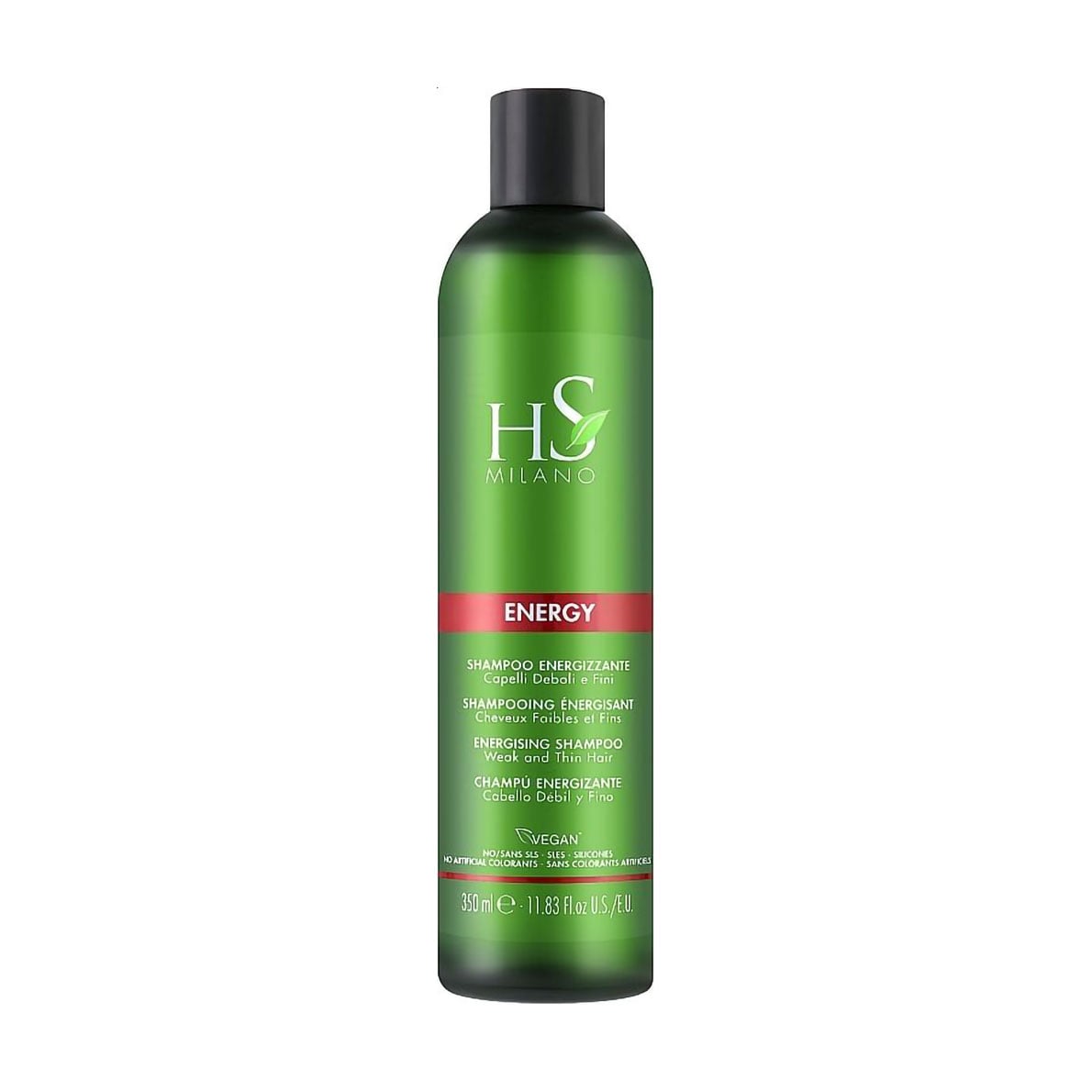 

Уцінка! Безсульфатний шампунь HS Milano Energy Energising Shampoo для ослабленого та тонкого волосся, 350 мл