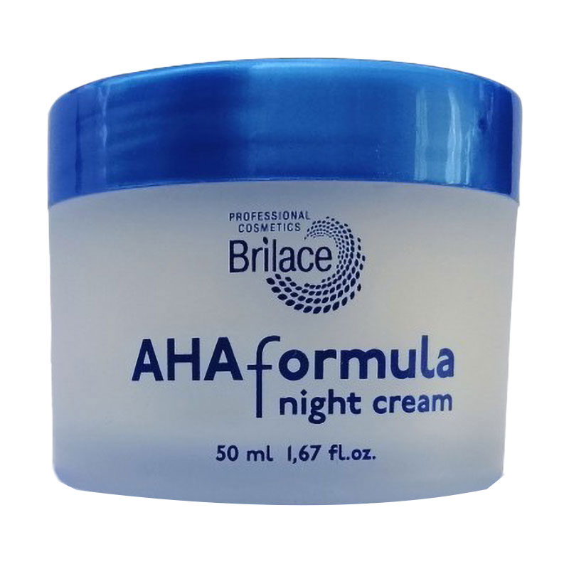 

Нічний крем для обличчя Brilace AHA-Formula Night Cream, 50 мл