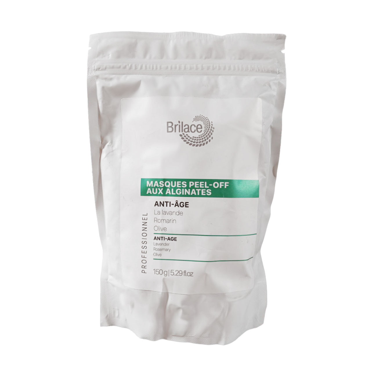 

Омолоджувальна альгінатна маска для обличчя Brilace Anti-Age Algin Peel-Off Mask, 150 г