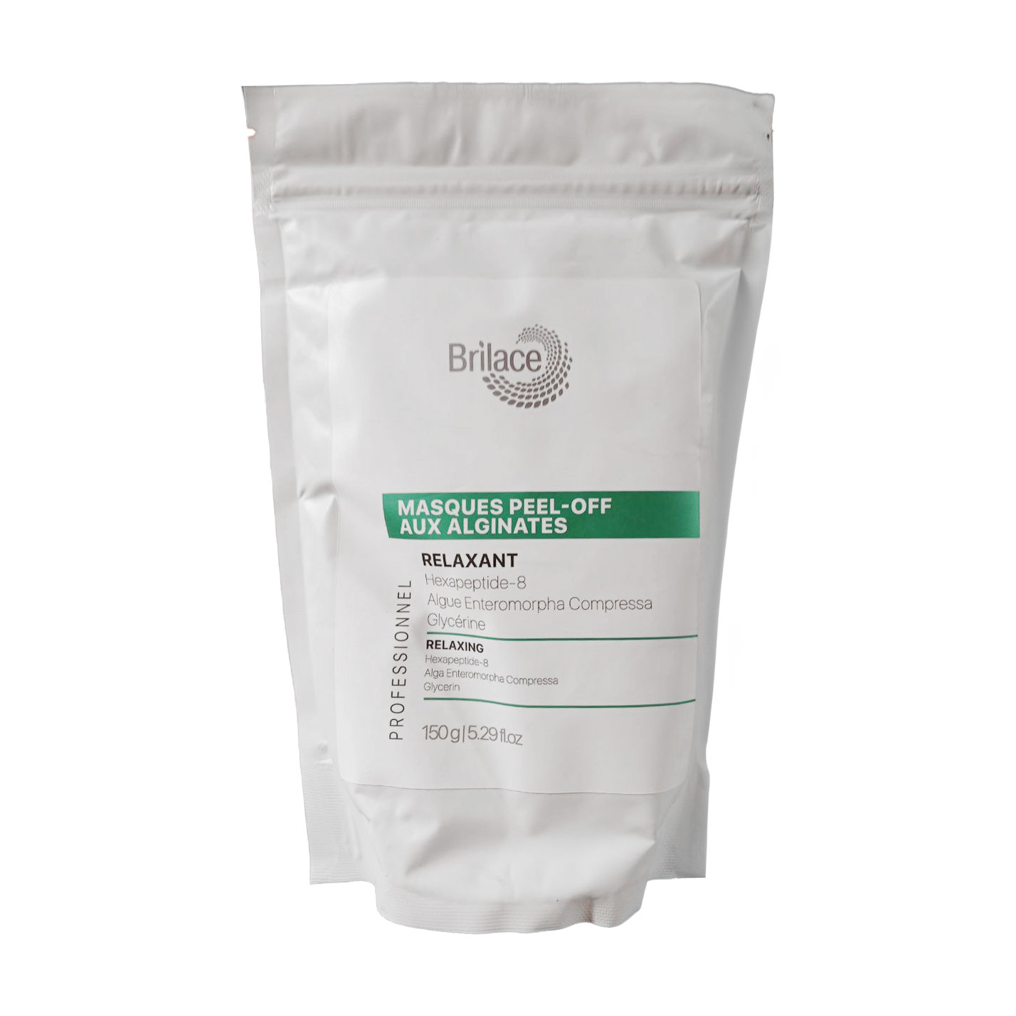 

Міорелаксувальна альгінатна маска для обличчя Brilace Relaxing Algin Peel-Off Mask, 150 г