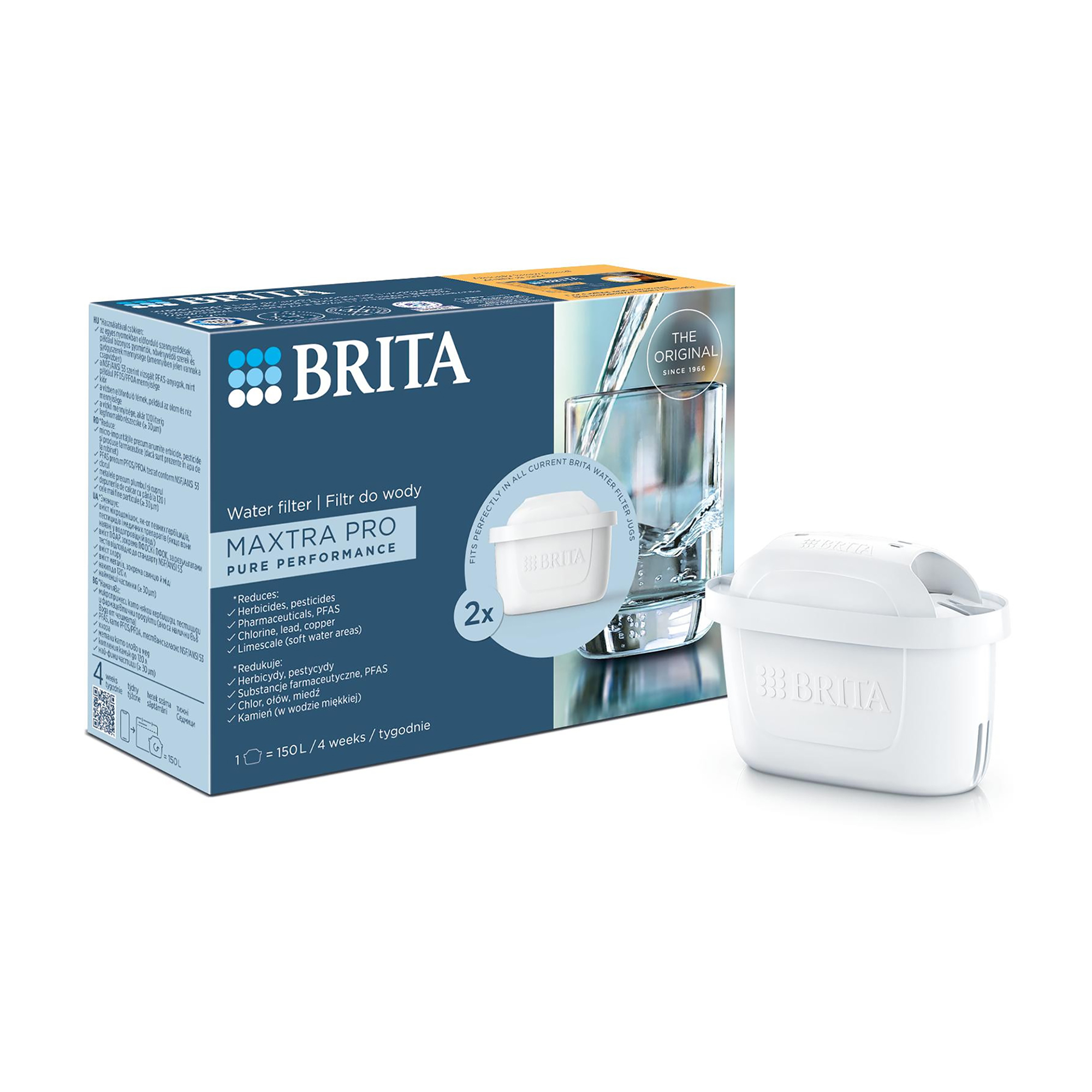 

Фільтр для води Brita Maxtra Pro Pure Performance, 2 шт