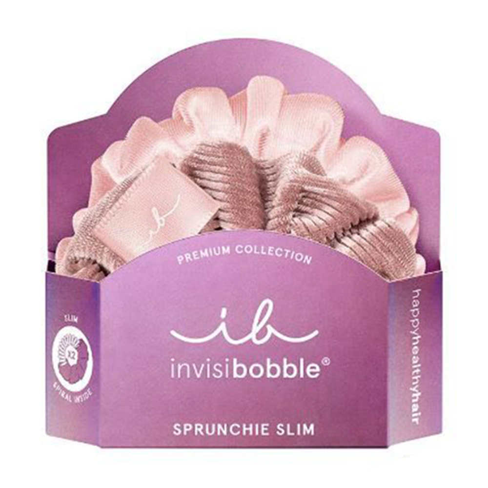 

Уцінка! Резинка-браслет для волосся Invisibobble Sprunchie Slim La Vie En Rose, 2 шт