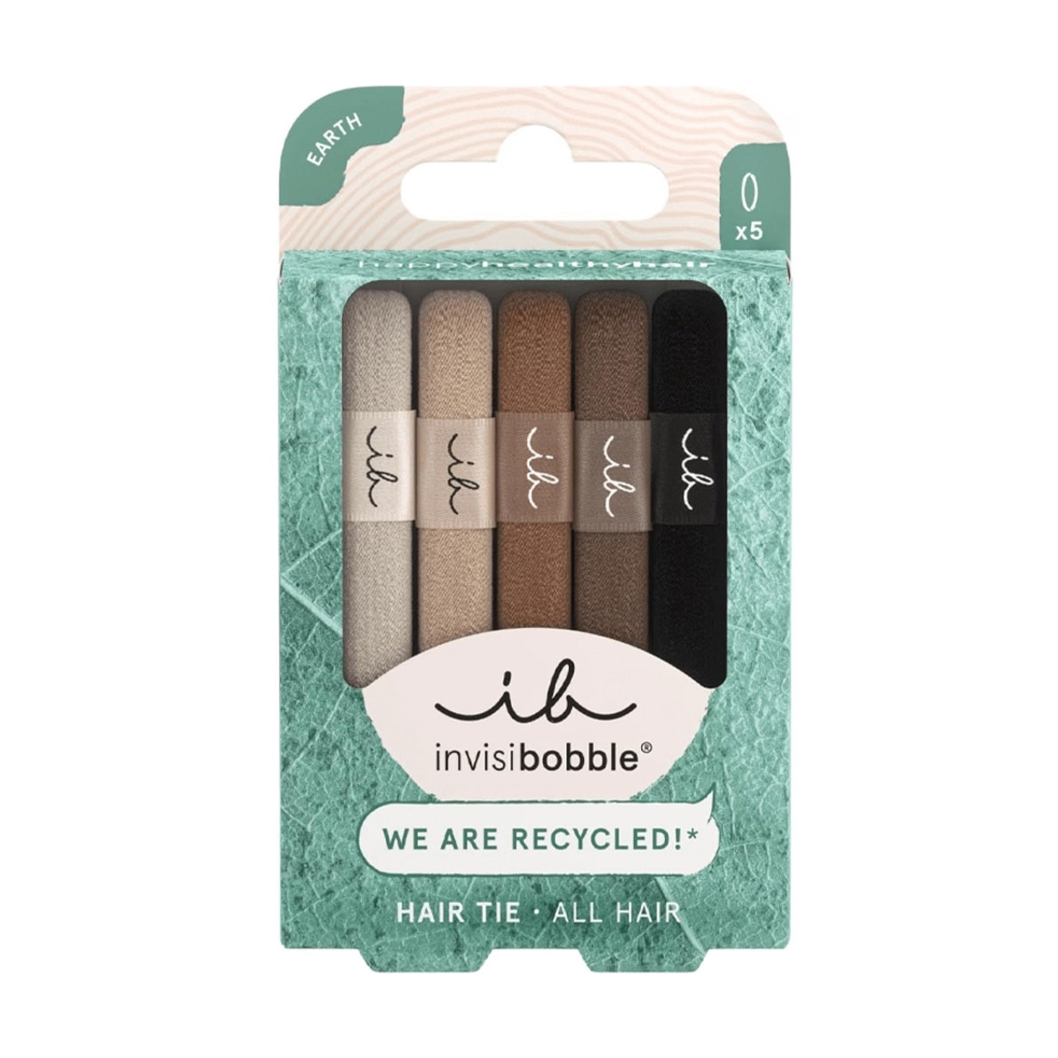 

Резинка-браслет для волосся Invisibobble Hair Tie Mocha, 5 шт