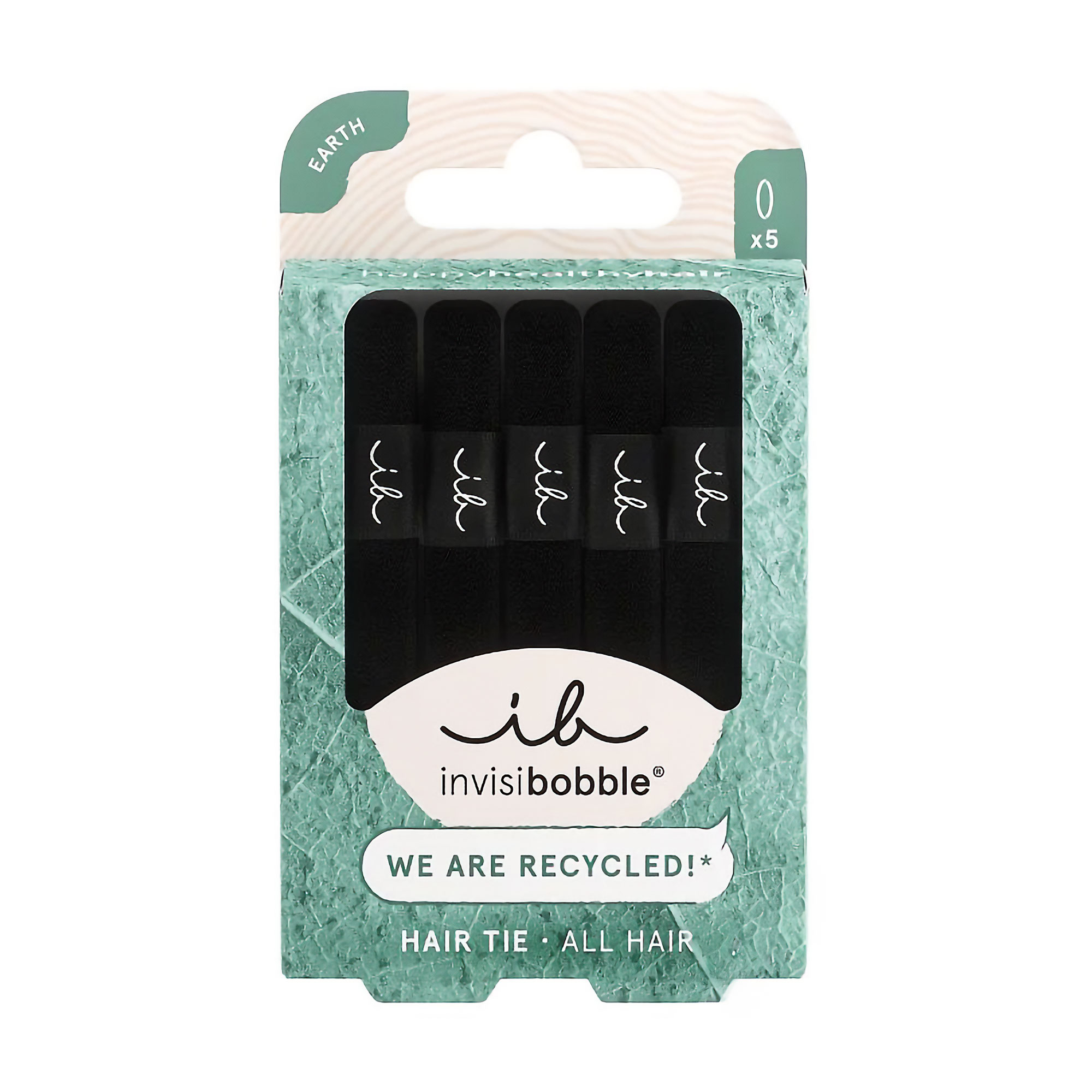 

Резинка-браслет для волосся Invisibobble Hair Tie Black, 5 шт