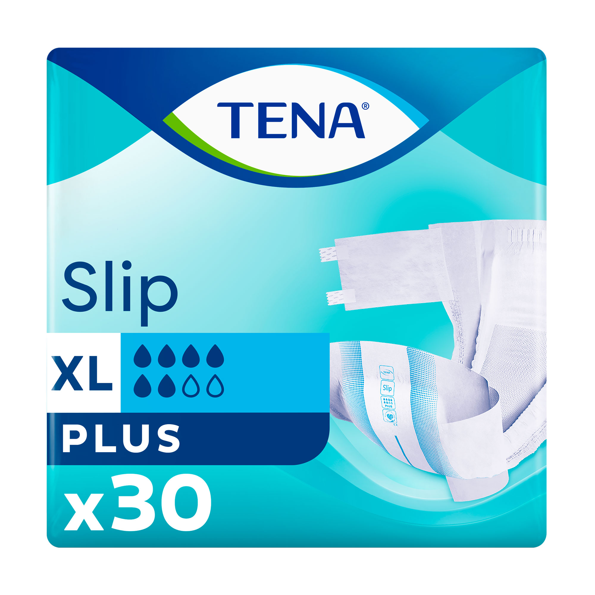 

Урологічні підгузки для дорослих TENA Slip Plus, розмір XL, 30 шт