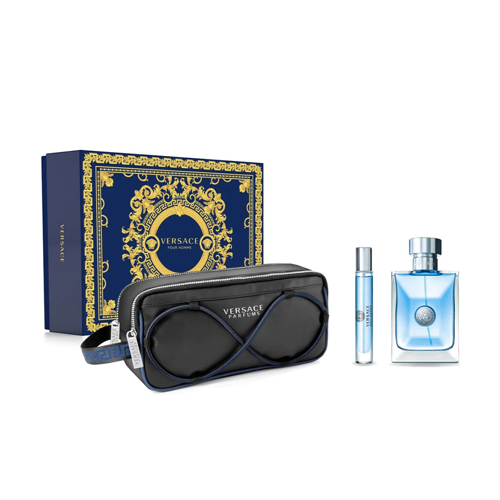

Парфумований набір чоловічий Versace Pour Homme (туалетна вода, 100 мл + туалетна вода, 10 мл + косметичка, 1 шт)