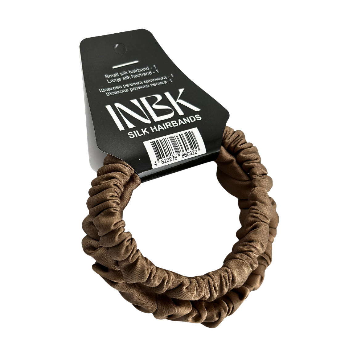 

Набір резинок для волосся INBK коричневий, 2 шт