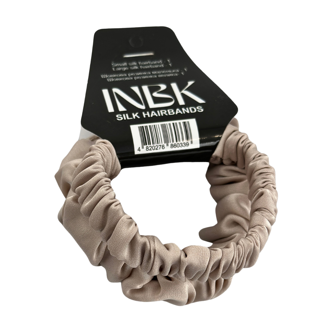 

Набір резинок для волосся INBK бежевий, 2 шт