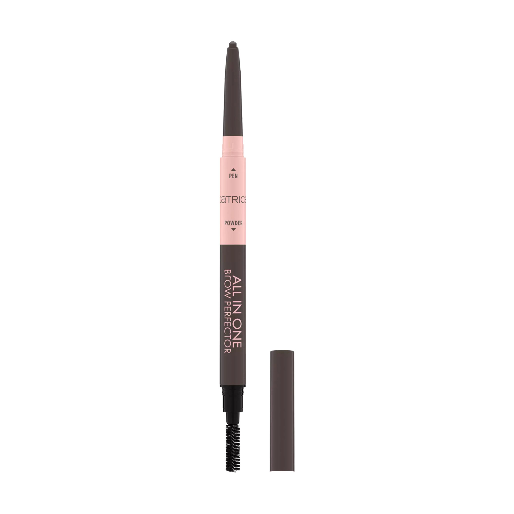

Уцінка! Олівець для брів 3в1 Catrice All In One Brow Perfector зі щіточкою, 030 Dark Brown, 0.4 г