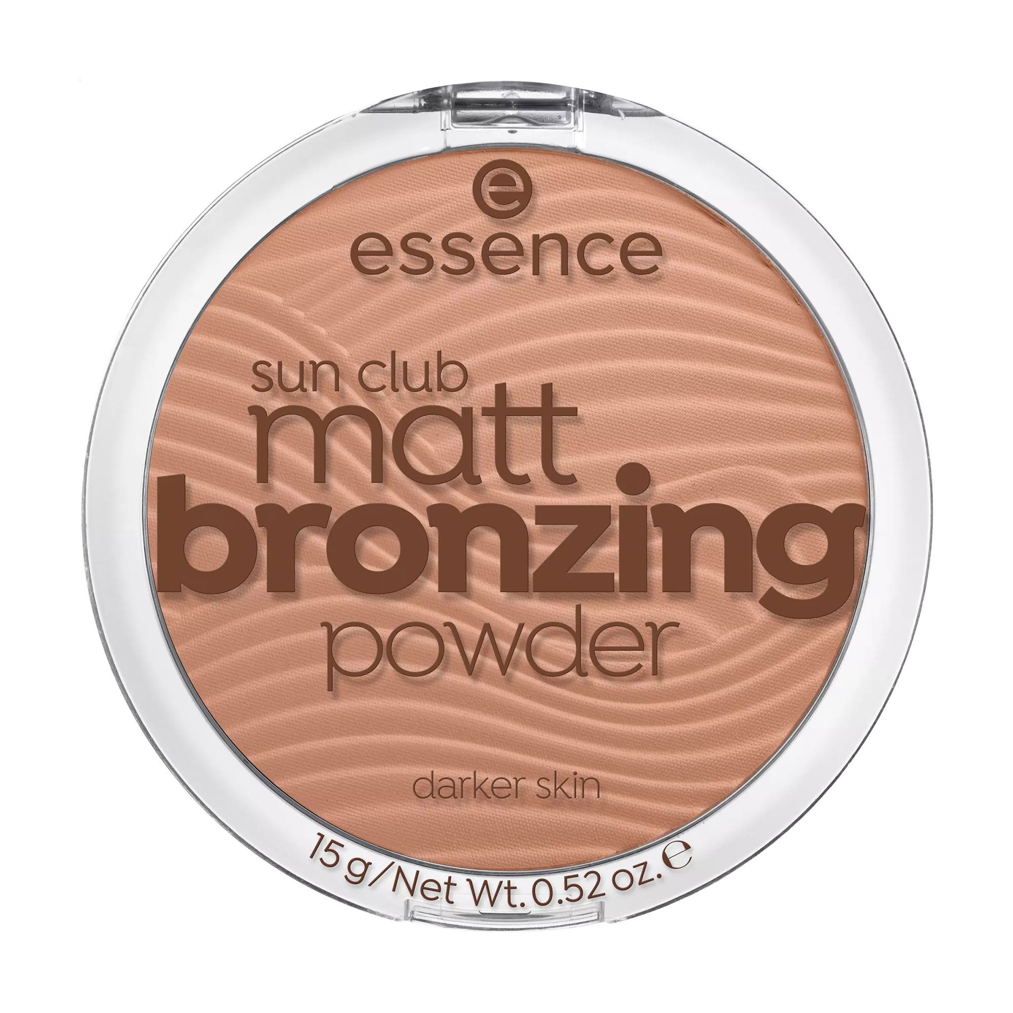 Бронзувальна пудра для обличчя Essence Sun Club Matt Bronzing Powder 02 Brunettes: Darker Skin, 15 г