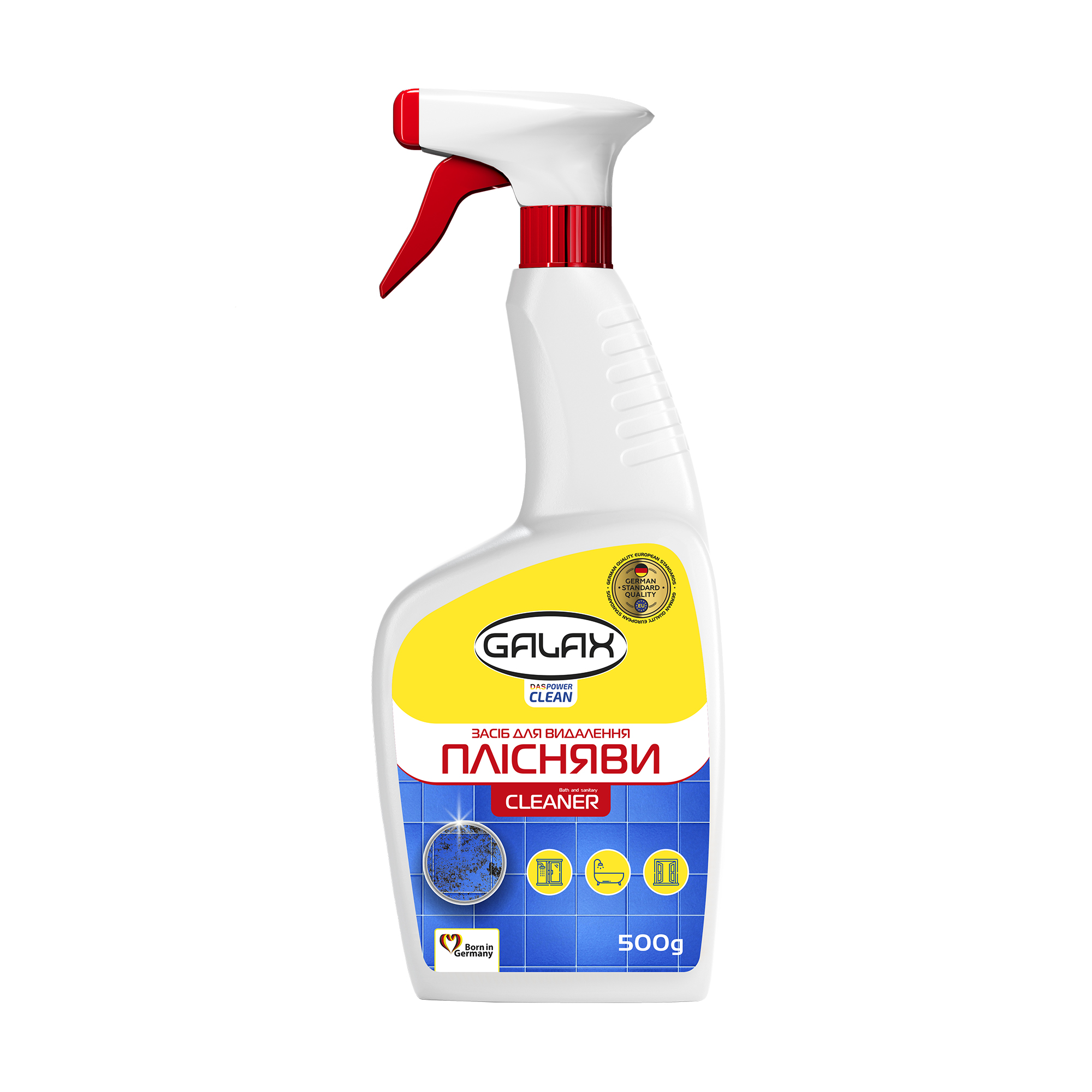 

Уцінка! Засіб для видялення плісняви Galax Das Power Clean Cleaner, 500 г
