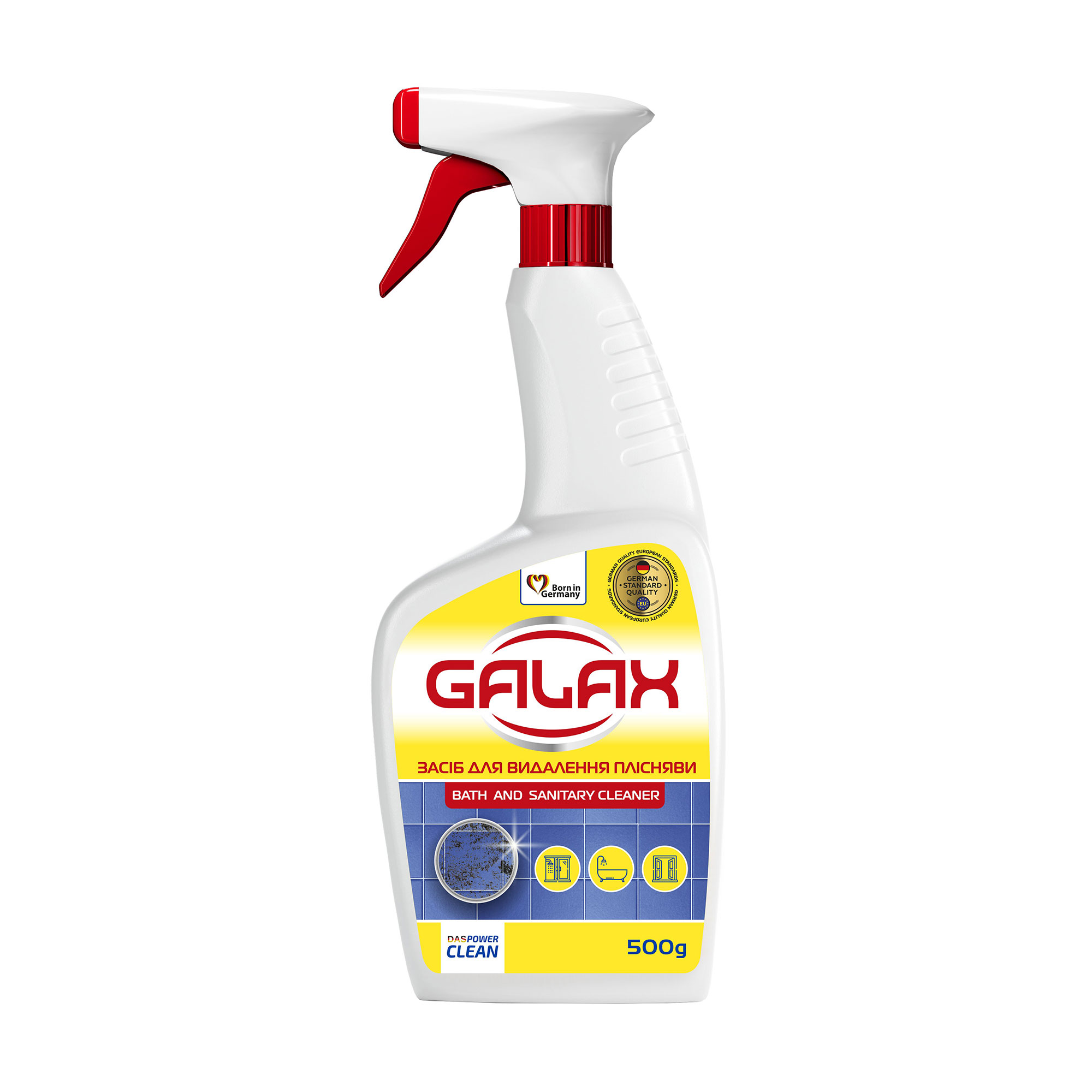 

Уцінка! Засіб для видялення плісняви Galax Das Power Clean Cleaner, 500 г