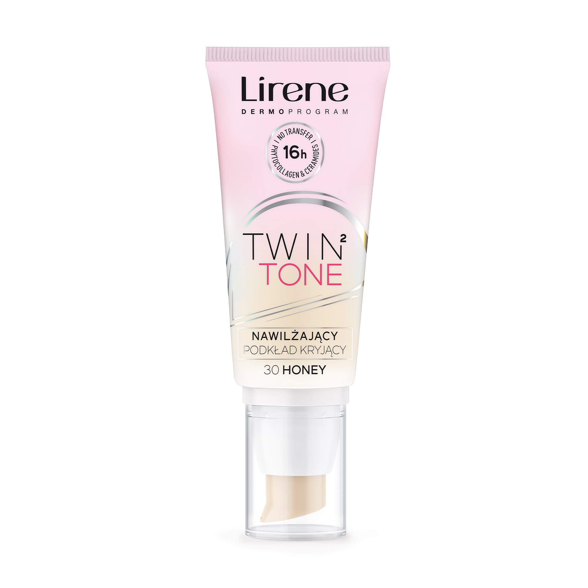 

Уцінка! Зволожувальний тональний крем для обличчя Lirene Twin 2 Tone 30 Honey, 30 мл