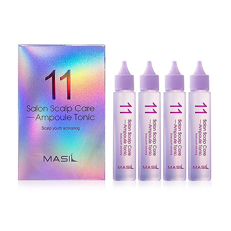 

Ампульний тонік для шкіри голови Masil 11 Salon Scalp Care Ampoule Tonic, 4*30 мл