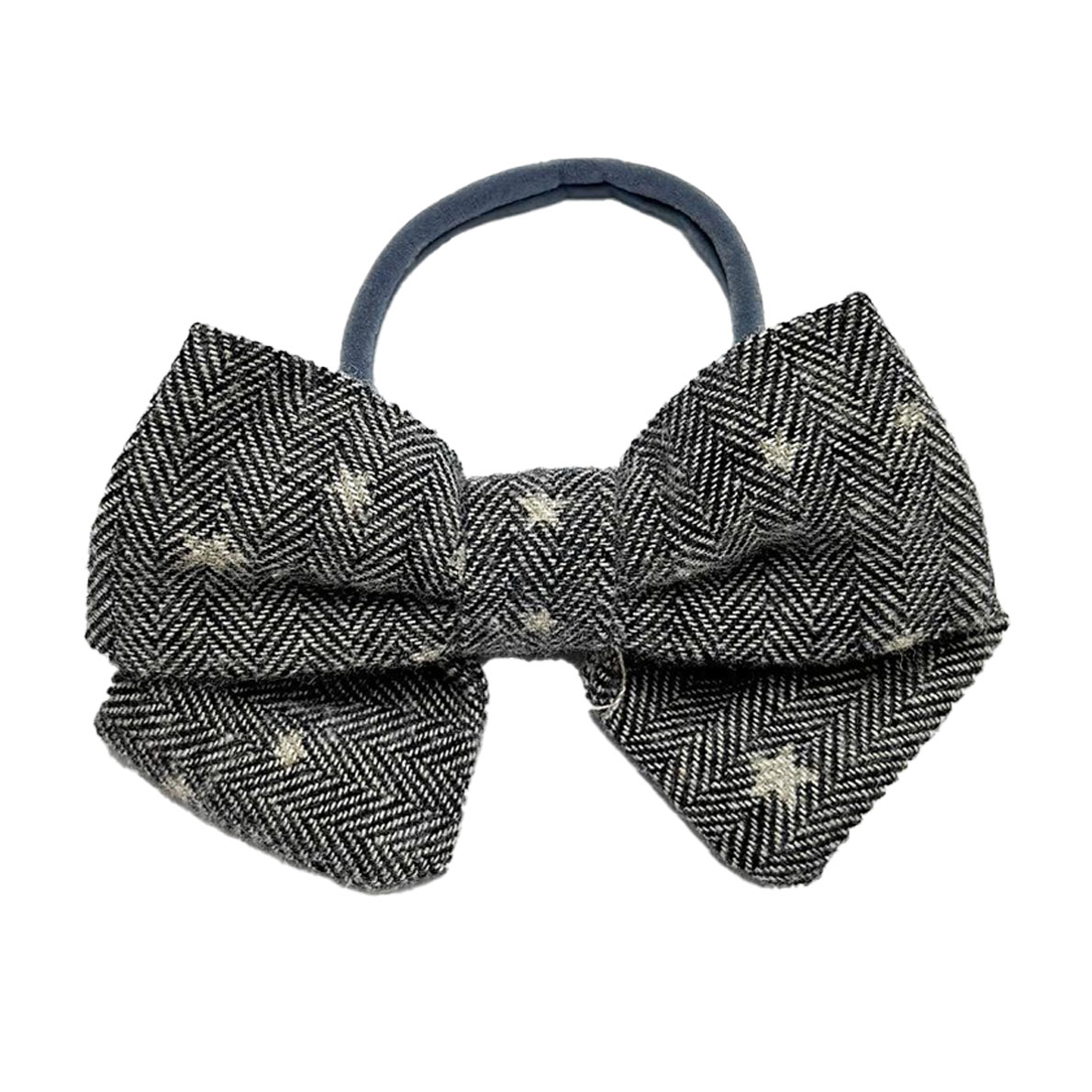 

Бантик для волосся Miso на резинці, вовняний, 9*6 см, 1 шт (B037)