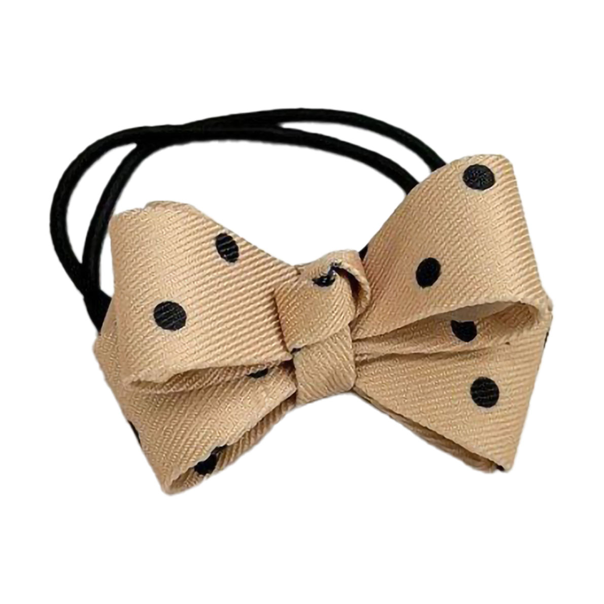 

Бантик для волосся Miso Mini на резинці, бежевий, 8*3.5 см, 1 шт (N006-5)