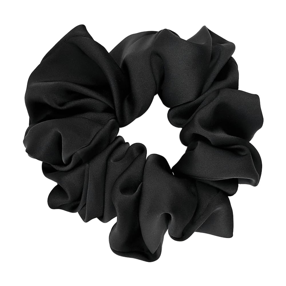 

Резинка для волосся Miso Max шовкова, чорна, 1 шт (X878-2)