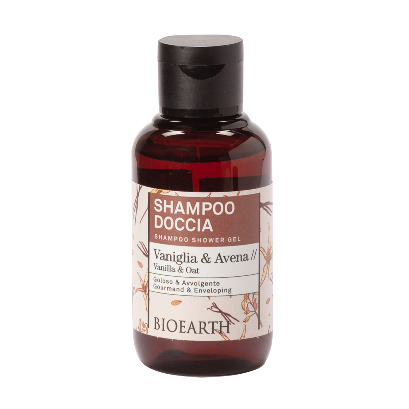 

Уцінка! Шампунь-гель для волосся та душу Bioearth Family Shampoo Shower Gel Ваніль та овес, 100 мл