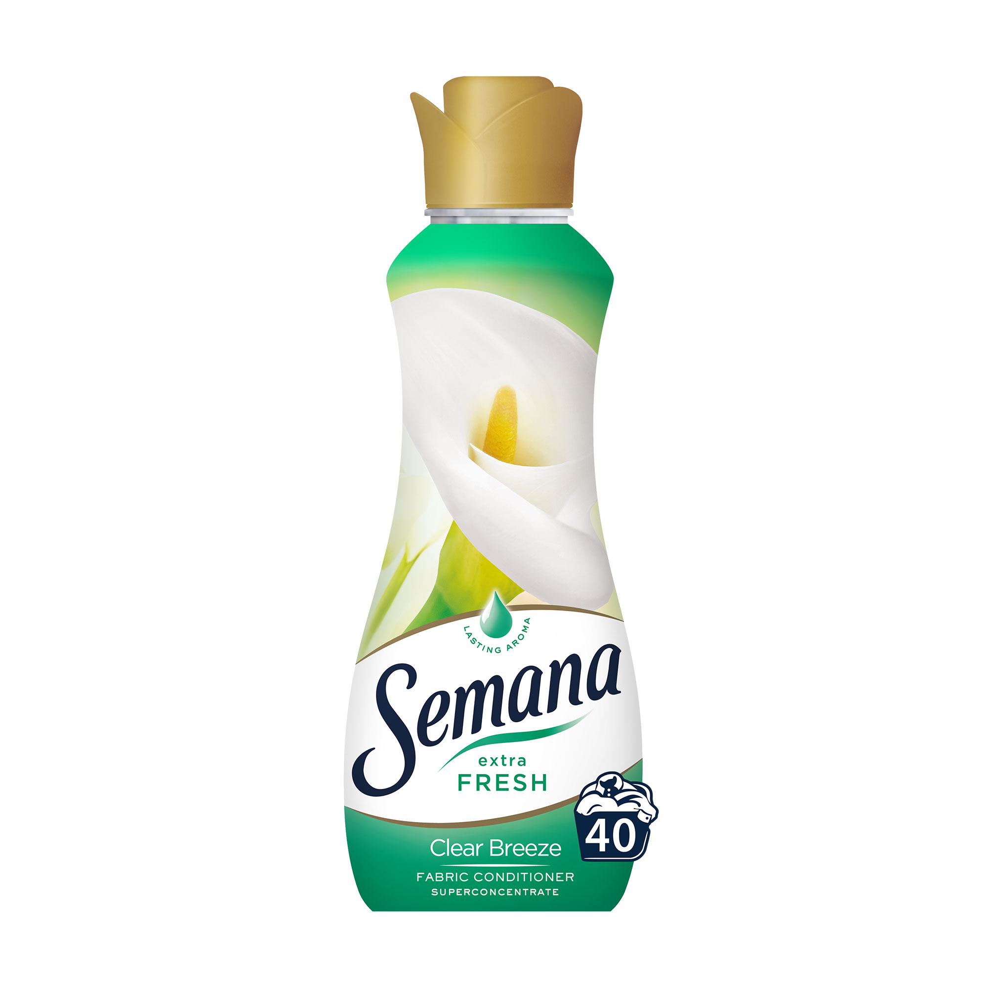 

Кондиціонер для білизни Semana Extra Fresh Clear Breeze, 40 циклів прання, 800 мл