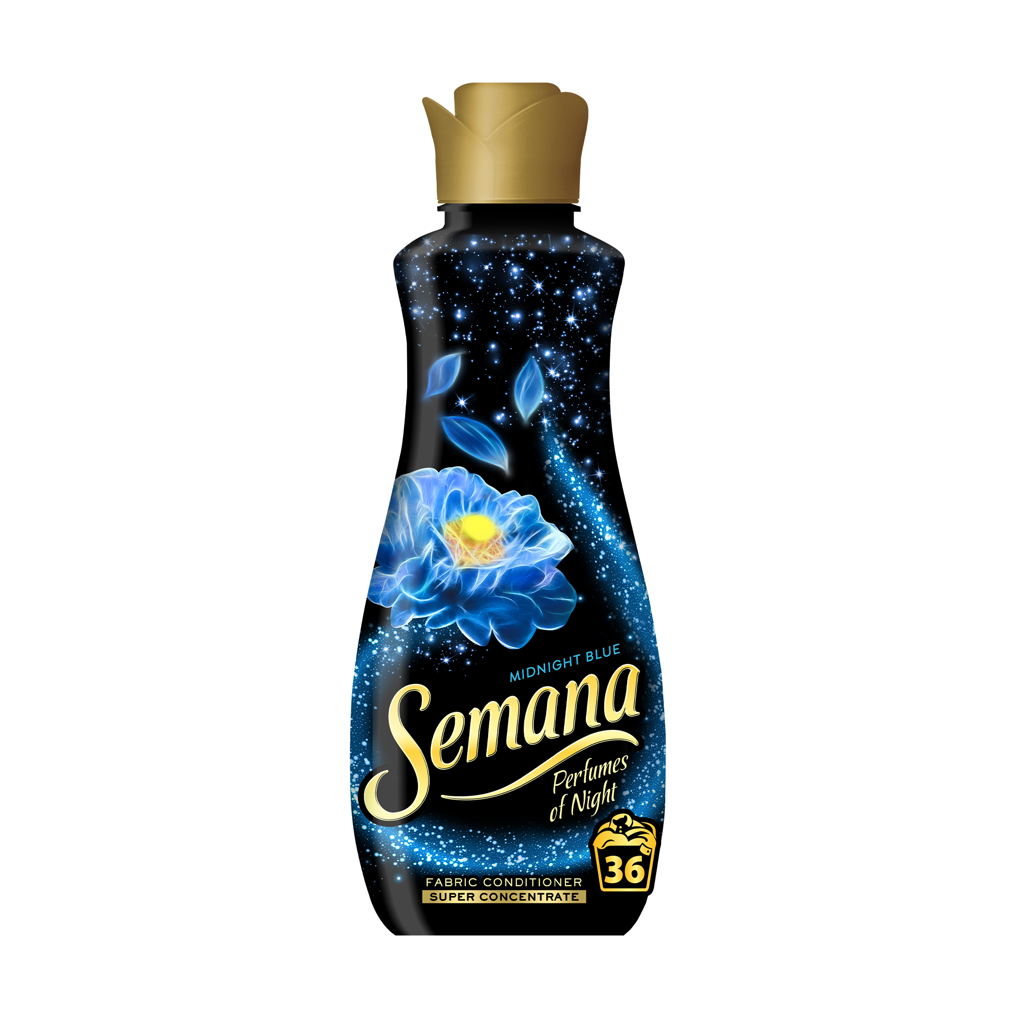 

Кондиціонер для білизни Semana Perfumes Of Night Midnight Blue, 36 циклів прання, 800 мл
