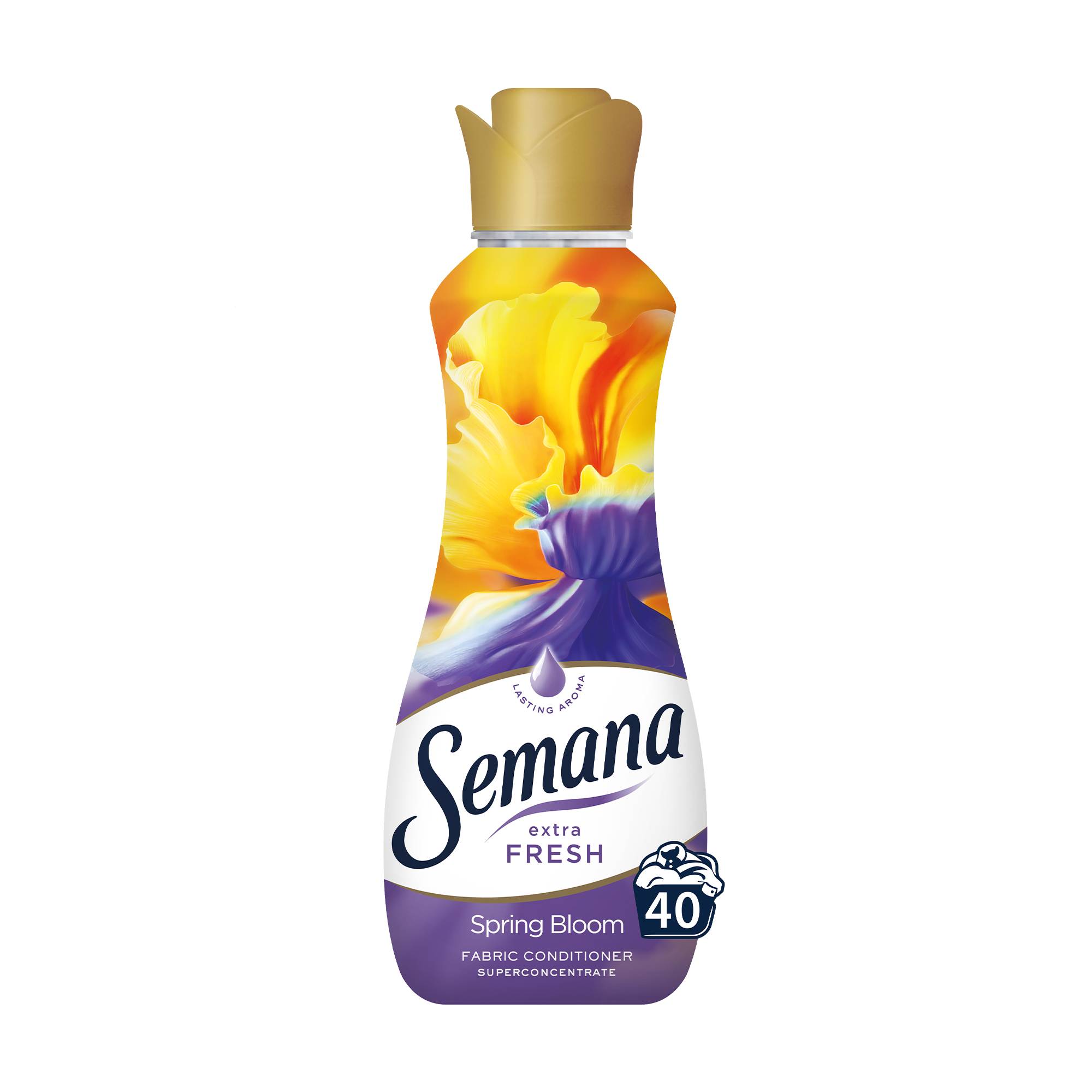 

Уцінка! Кондиціонер для білизни Semana Extra Fresh Spring Bloom, 40 циклів прання, 800 мл