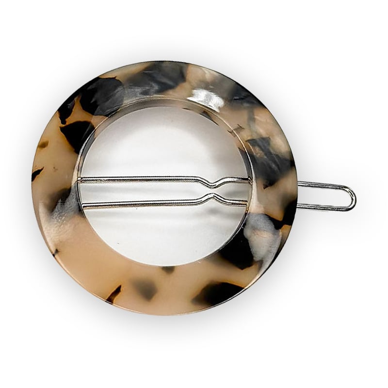 

Заколка для волосся Miso кругла, леопард, 1 шт (N035)