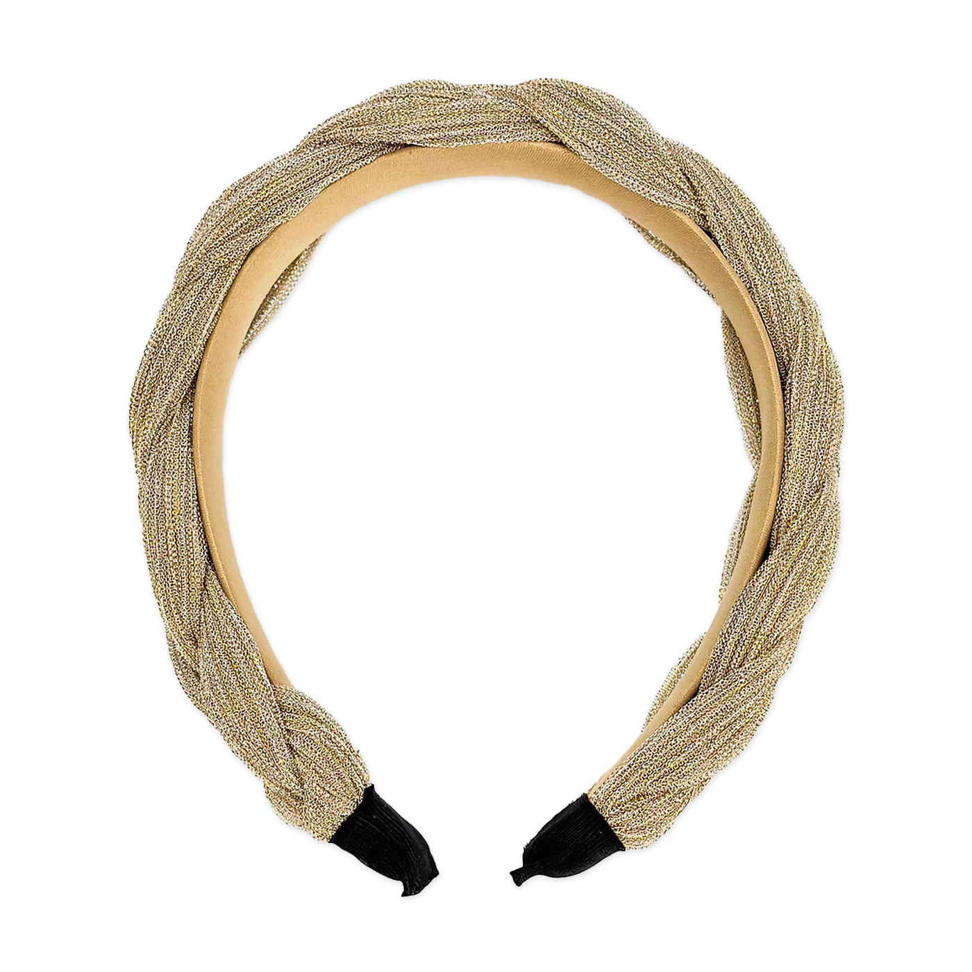 

Обідок для волосся Miso колосок блискучий, золотий, 1 шт (N0-2)