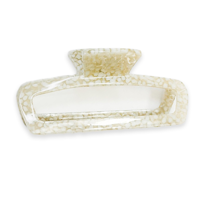 

Заколка для волосся Miso Краб, краплинка, біла, 1 шт (N020-4)