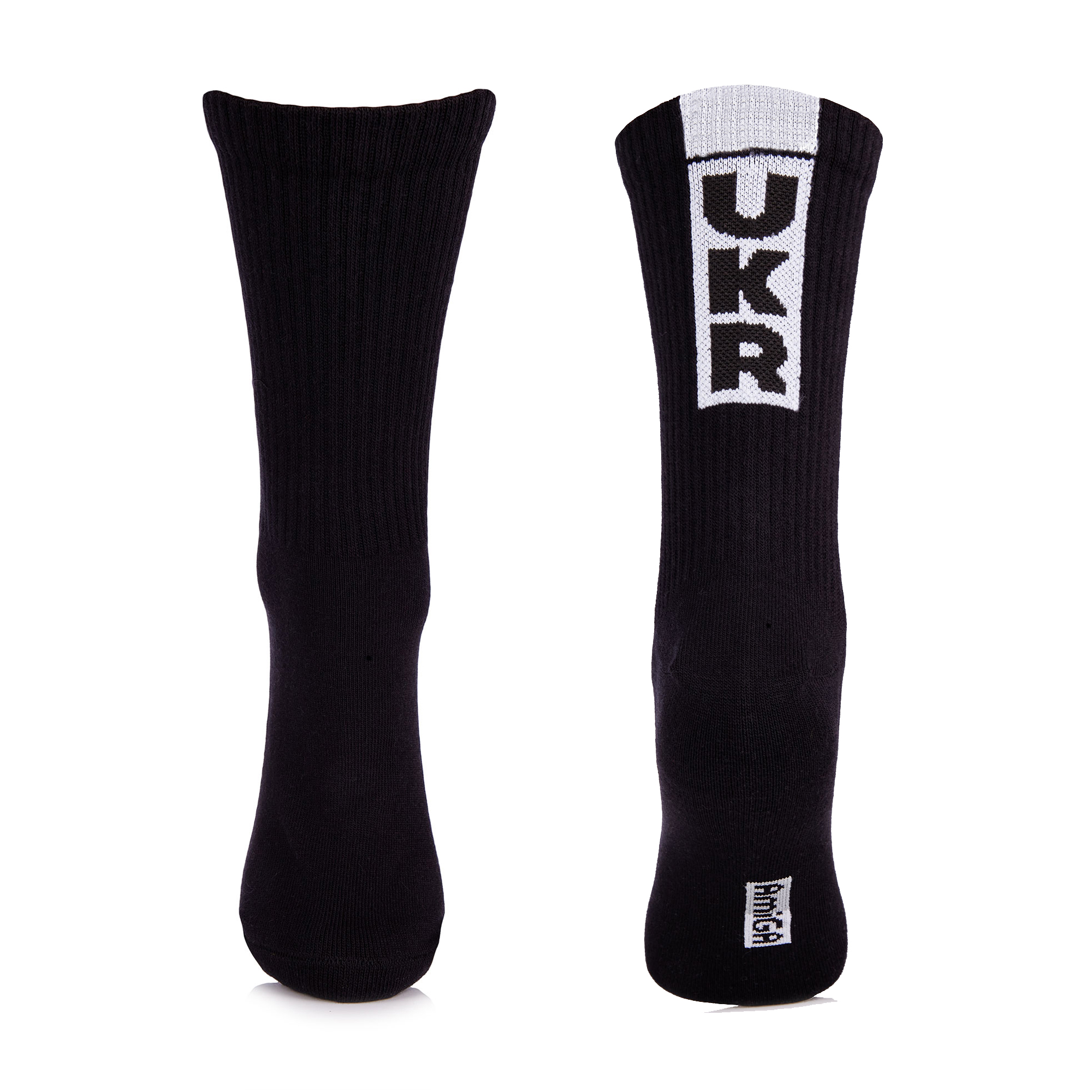 

Шкарпетки жіночі AmiGA UKR високі, спортивні, чорні, розмір 23-25