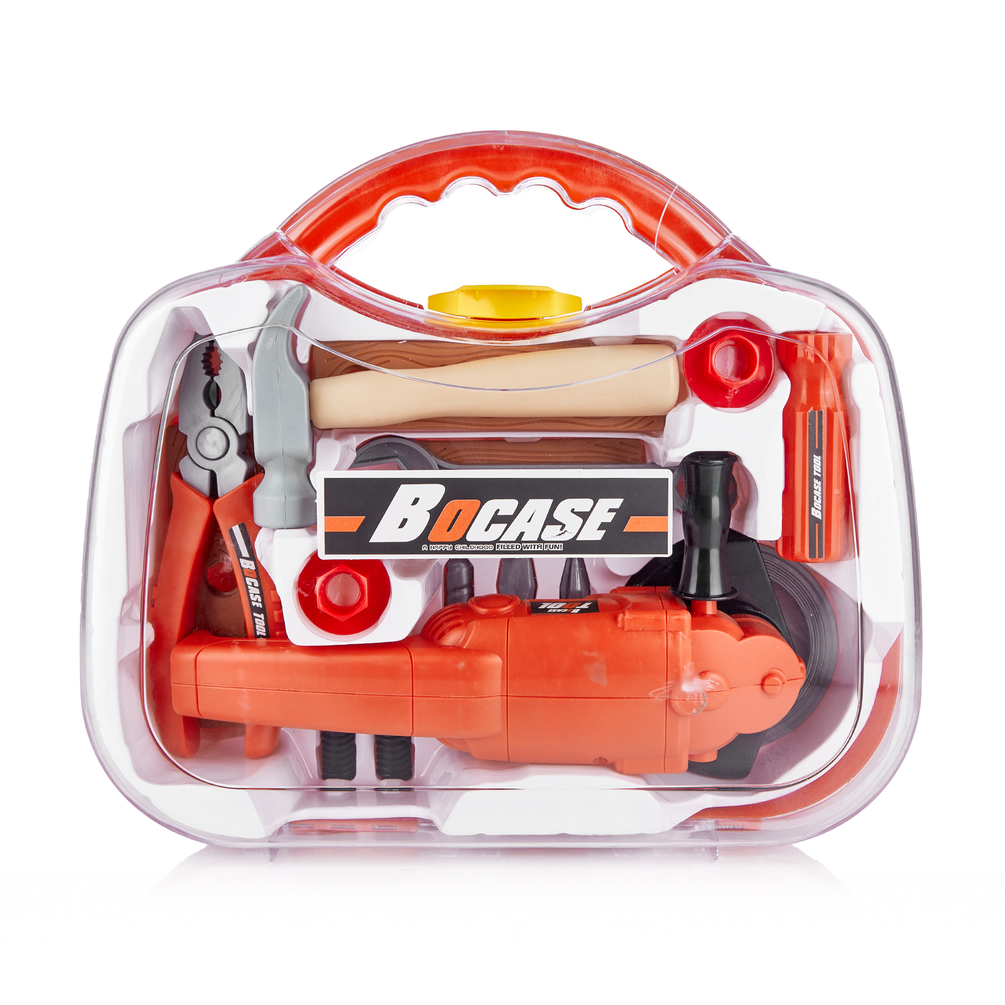 

Дитячий набір інструментів в саквояжі Bocase з молотком (8601-3)