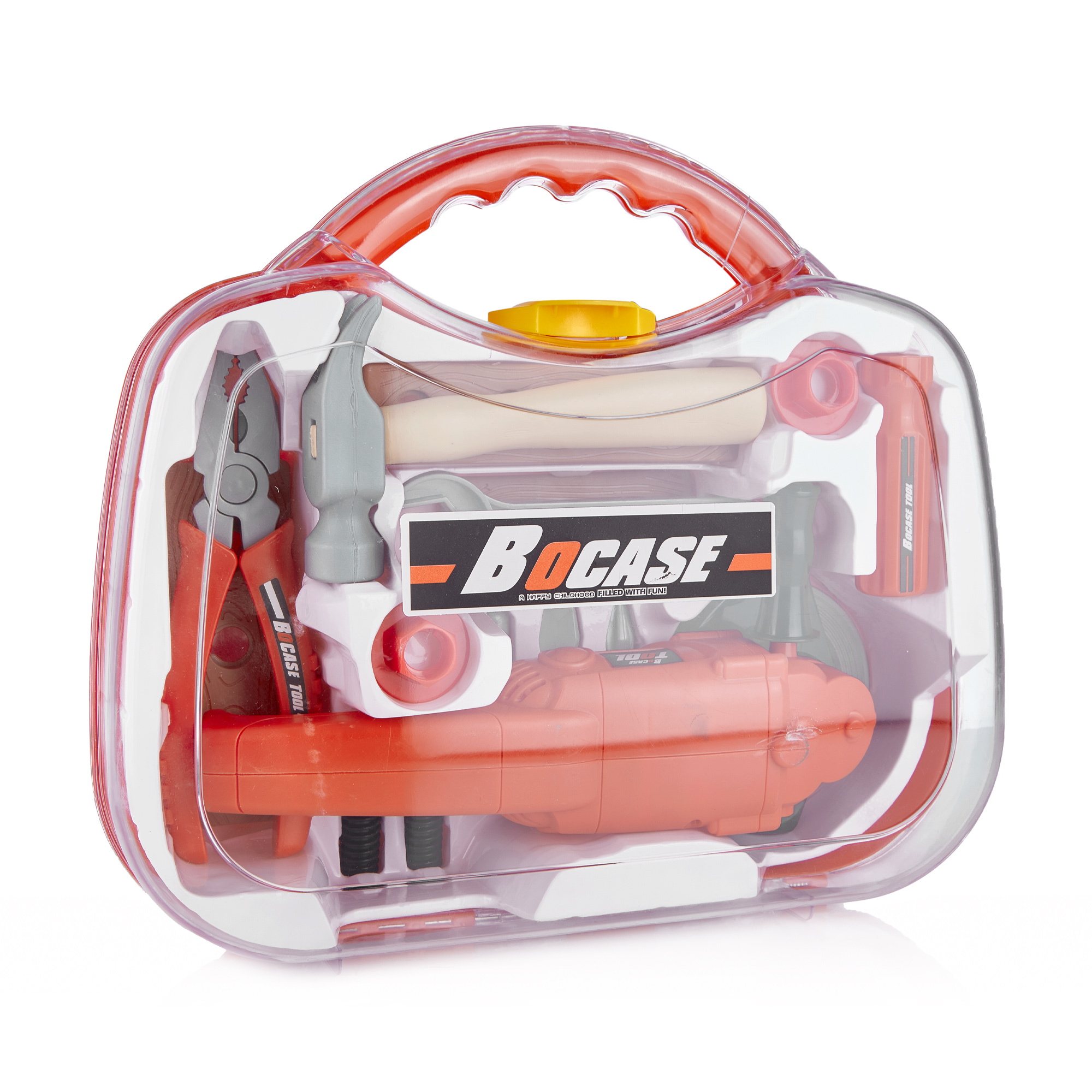 

Дитячий набір інструментів в саквояжі Bocase з молотком (8601-3)