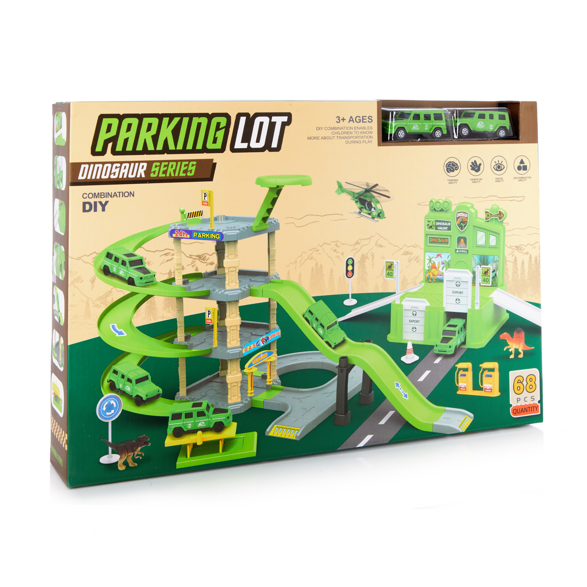 

Ігровий конструктор NingToys Автомобільний трек в наборі (P511)