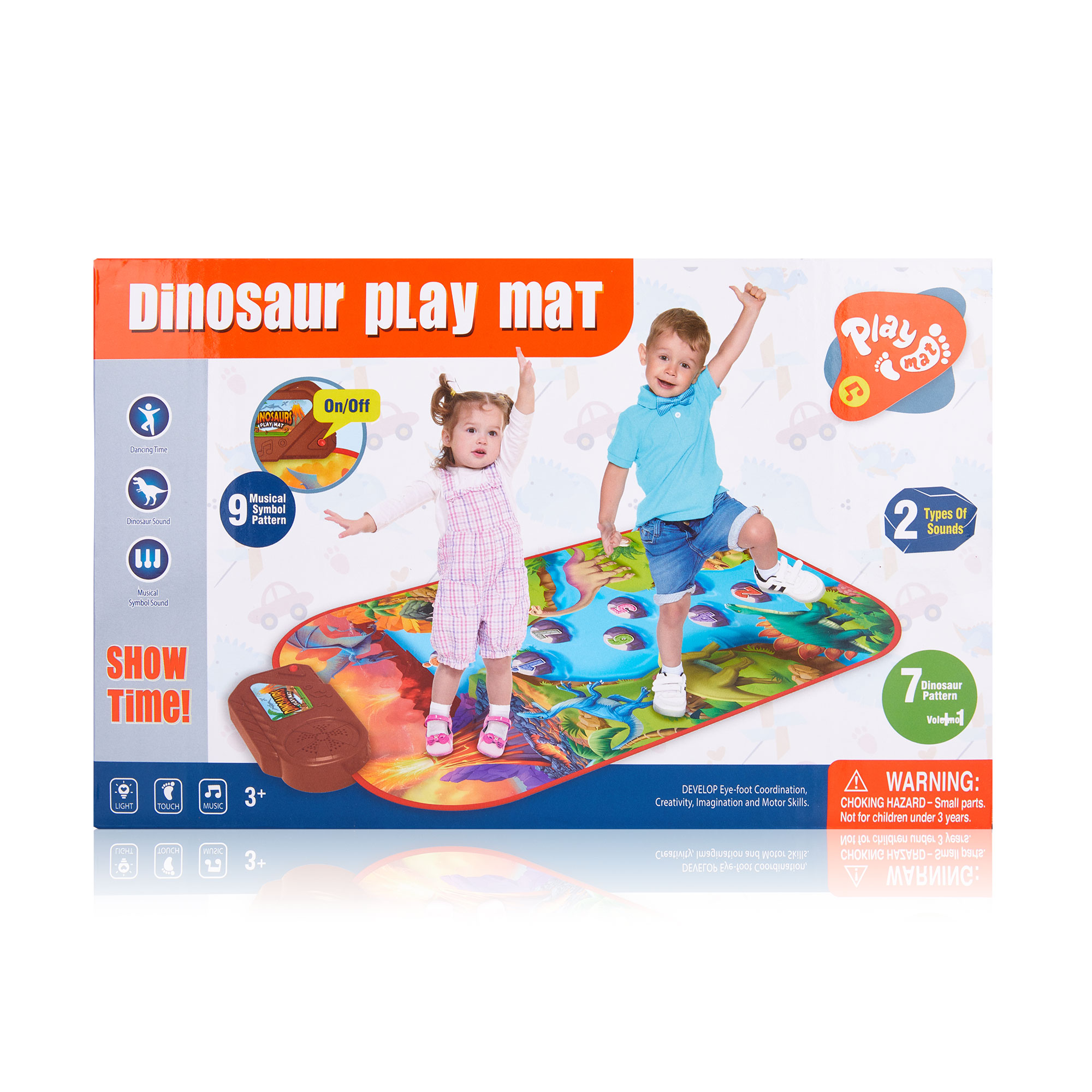 

Дитячий музичний килимок NingToys Тропічний сад, 45*70 см (DW802-3)