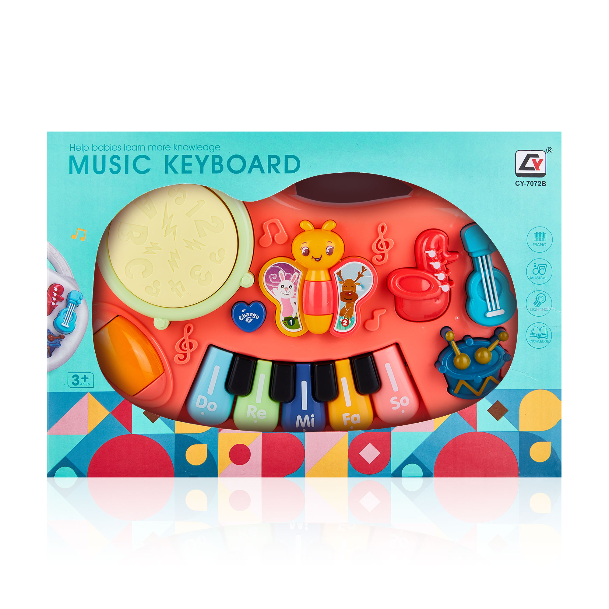 

Дитяча музична розвивальна іграшка-піаніно CY (CY-7072B)