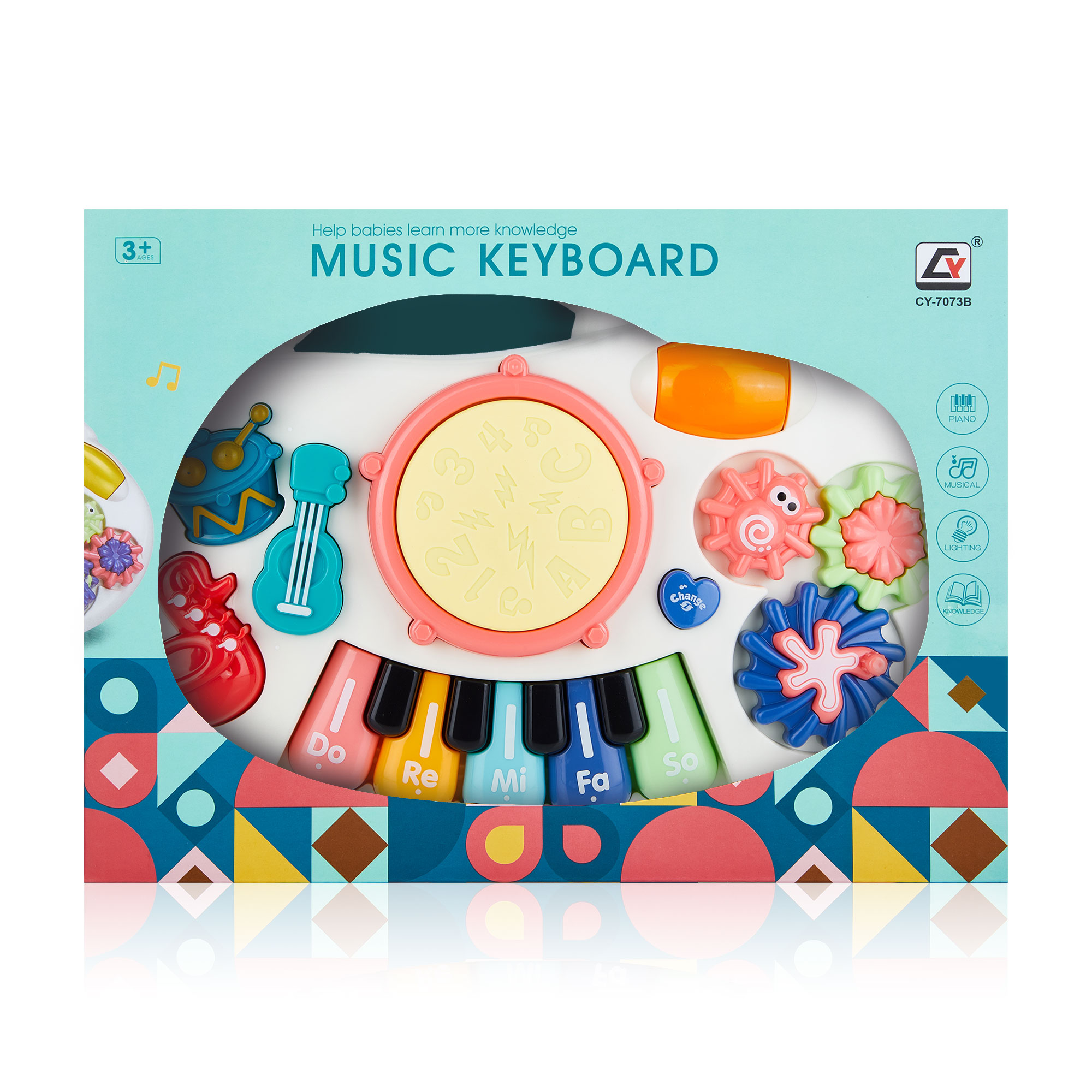 

Дитяча музична розвивальна іграшка-піаніно CY (CY-7073B)